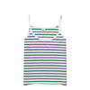 KULE The Spaghetti Tank in White/Green/Grape