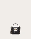 Valentino Garavani Garavani Rockstud Pet Small Customizable Shopper Woman Black/white Uni