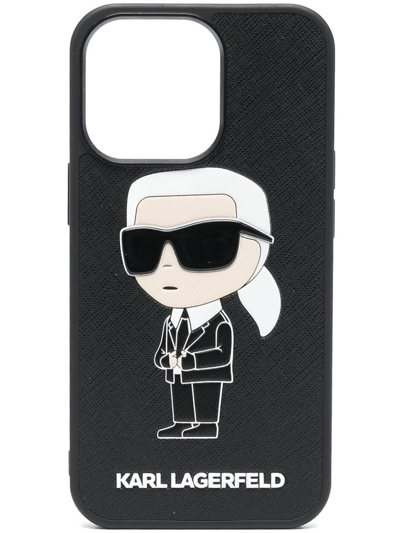 Karl Lagerfeld Ikonik 2.0 Karl Iphone 14 Case In Black