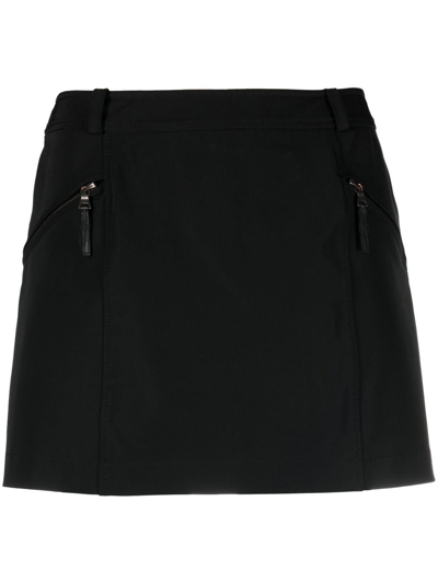 Pre-owned Prada 2000s A-line Miniskirt In Black