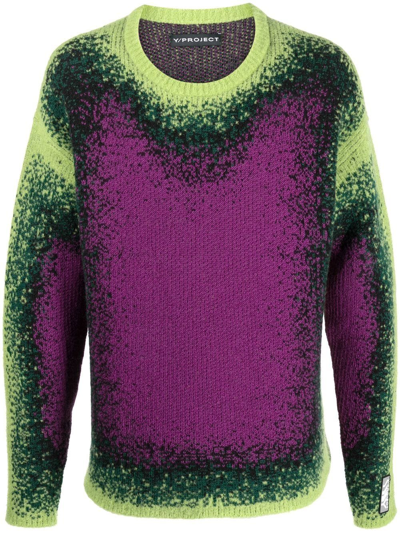 Y/project Gradient-effect Knit Jumper In Multicolour