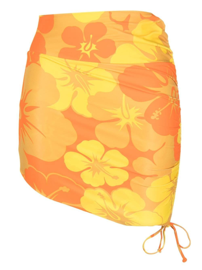Faithfull The Brand Noa Floral Beach Skirt In Multicolor