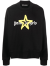 PALM ANGELS STAR SPRAYED-PRINT SWEATSHIRT