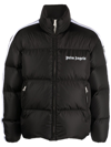 Palm Angels Jackets In Black White