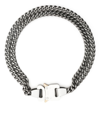 ALYX BUCKLE DOUBLE-CHAIN NECKLACE
