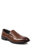 Deer Stags Men's Refine Memory Foam Water Repellant Slip-on Moc-toe Loafer Shoes In Brown