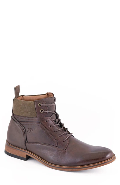 Tommy Hilfiger Men's Bowler Lace Up Casual Boots Men's Shoes In Medium  Brown | ModeSens