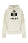 Isabel Marant Étoile Isabel Marant Etoile Women Melange Ivory Cotton Blend Mansel Sweatshirt In Neutral