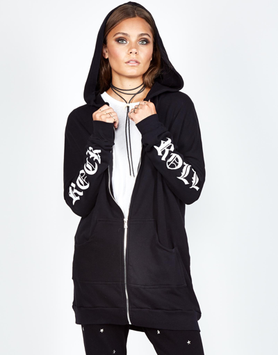 Lauren Moshi Kinley R & R Skull In Black