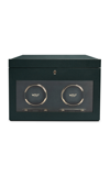 Wolf British Racing Double Watch Winder In Green