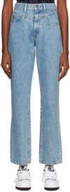 Slvrlake London High Waist Straight Leg Jeans In Wyoming