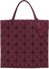 BAO BAO ISSEY MIYAKE PURPLE LUCENT METALLIC TOTE