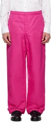 Valentino Stud-detail Cargo Trousers In Pink