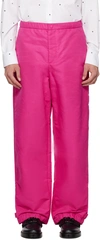 Valentino Stud-detail Cargo Trousers In Uwt Pink Pp