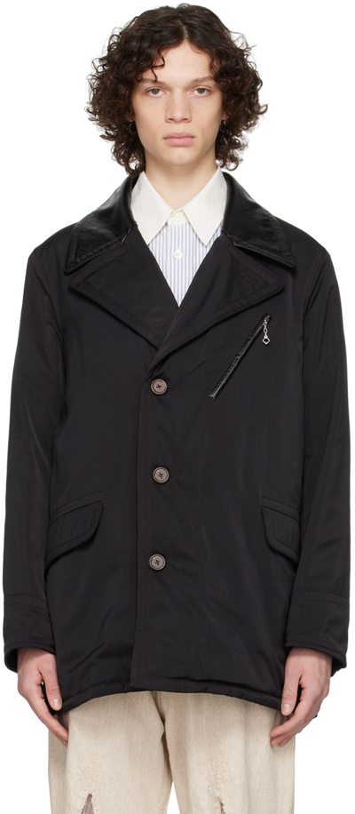 Our Legacy Black Scoota Single-breasted Coat