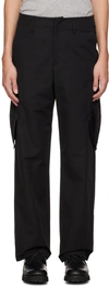 POST ARCHIVE FACTION (PAF) BLACK CENTER TROUSERS