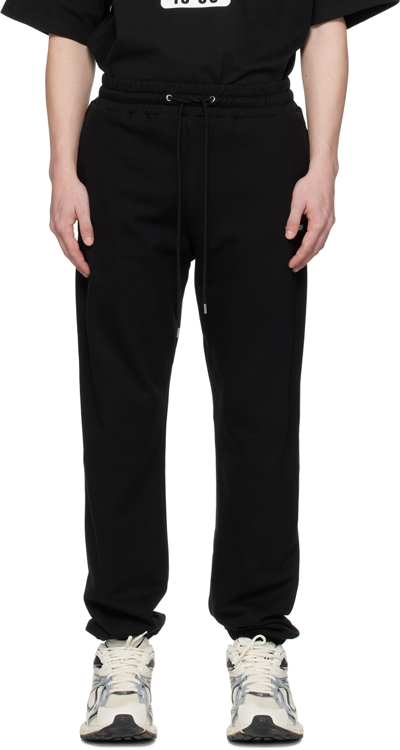 We11 Done Black Printed Lounge Trousers