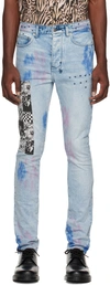 KSUBI BLUE CHITCH 'THE STREETS KOLOR' JEANS
