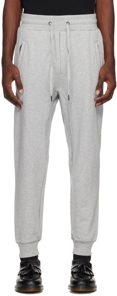 Ksubi Restore Trax Cotton Slim-fit Cuffed Joggers In Grey