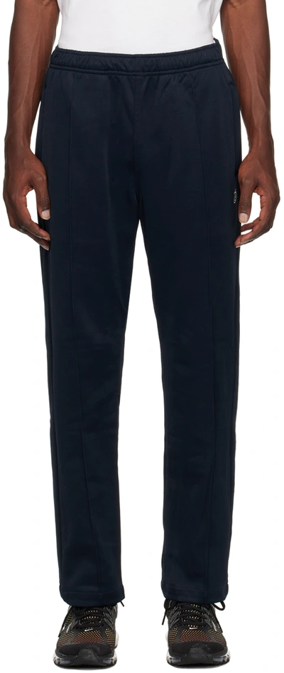 Stussy Navy Relaxed-fit Track Pants In Navy Navy