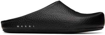 MARNI BLACK FUSSBETT SABOT LOAFERS