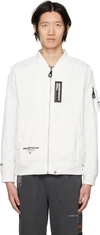 AAPE BY A BATHING APE OFF-WHITE NOW LIGHT WEIGHT BOMBER JACKET