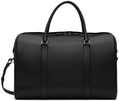 The Row Iowa Leather Holdall Bag In Black Pld