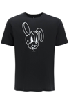 Ps By Paul Smith Rabbit Relaxed-fit Organic-cotton Jersey T-shirt In Black