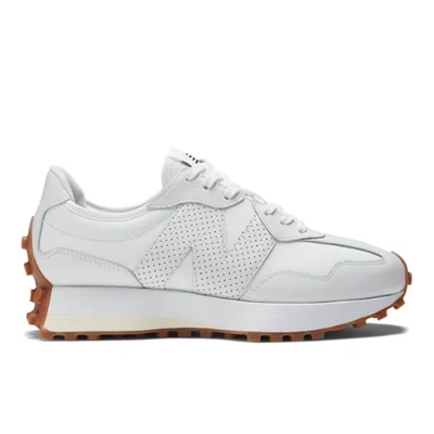 New Balance Women's 327 In White/black