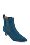 Journee Collection Elitta Vegan Leather Chelsea Bootie In Blue