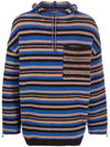 Jacquemus Striped Sweatshirt In Multi