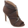 Journee Collection Journee Samara Strappy Bootie In Brown