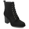 Journee Collection Collection Women's Wide Width Baylor Bootie In Black