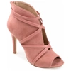 Journee Collection Women's Wide Width Samara Bootie In Pink