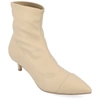 Journee Collection Women's Jadde Pointed Toe Kitten Heel Dress Booties In Multi