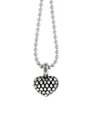 Lagos Sterling Silver Heart Long Strand Pendant Necklace In Silver