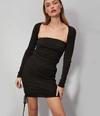 Michael Stars Alexis Shine Tube Top In Black