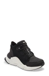 Sorel Kinetic Rnegd Waterproof High Top Sneaker Boot In Black Sea Salt