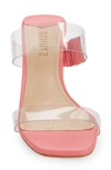 Schutz Ariella Sandal In Transparente/ Shell Pink