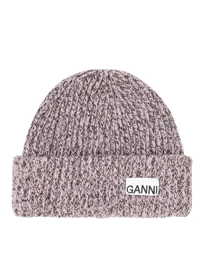 Ganni One Size In Black,pink