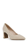 Anne Klein Benedette Pointed Toe Pump In Platinum