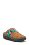 Chaco Ramble Water Resistant Puffer Clog In Retro Camel Brown