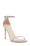 Stuart Weitzman Nudistcurve Ankle Strap Sandal In Rosewater