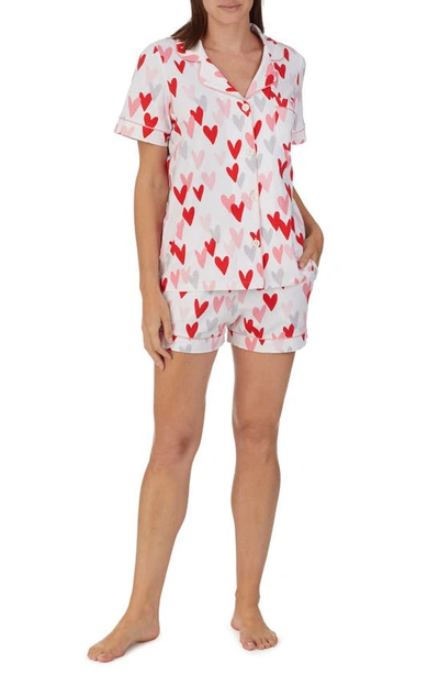 Bedhead Pajamas Print Stretch Organic Cotton Short Pajamas In Love Is All You N
