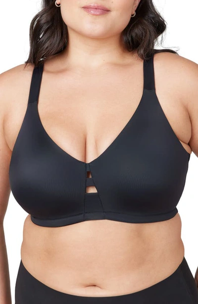 Spanx Low Profile Minimizer Bra In Very Black