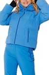 Halfdays Georgie Puffer Jacket In Blue Bird