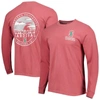 IMAGE ONE CARDINAL STANFORD CARDINAL CIRCLE CAMPUS SCENE LONG SLEEVE T-SHIRT