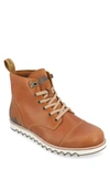 Territory Boots Zion Water Resistant Lace-up Lug Boot In Chestnut