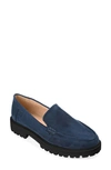 Journee Collection Collection Women's Tru Comfort Foam Erika Flat In Navy