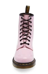 Dr. Martens 1460 Junior Pale Pink Patent Lamps In Pale Pink
